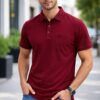 Polo Hombre Color Vino – Elegancia Casual que Impone Estilo