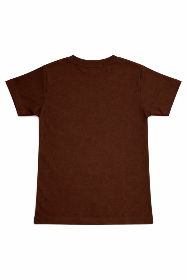 Polo Niño Algodón Pima Marrón — Talla 8