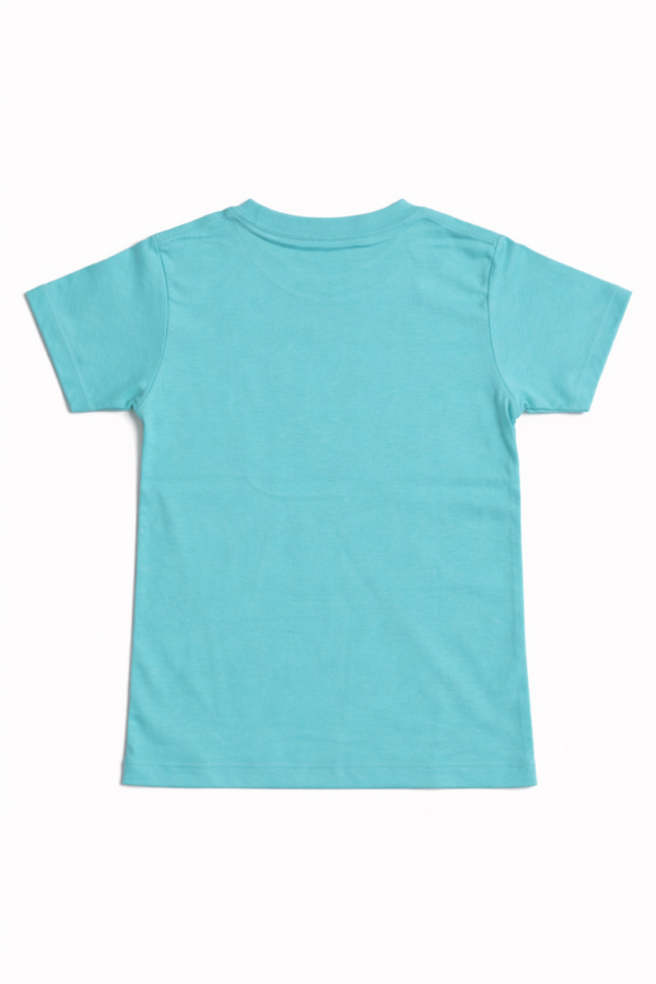 Polo Niño Algodón Pima Celeste — Talla 4