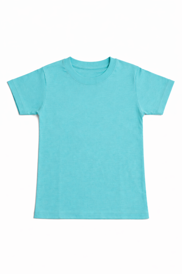 Polo Niño Algodón Pima Celeste — Talla 4