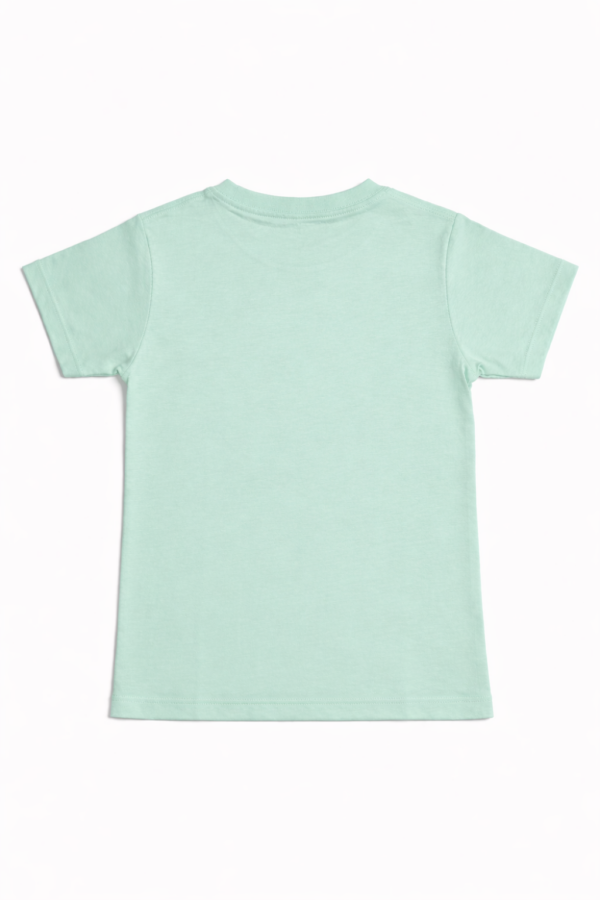 Polo Niño Algodón Pima Verde Menta — Talla 4