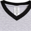 Polo Niño Bicolor Clásico Gris y Negro — Talla 14
