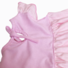 Vestido Bebé Rosado con Bombacho — 0-3 meses