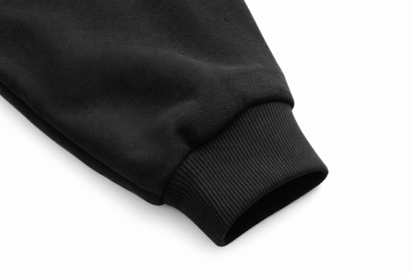 Sudadera Negra con Capucha Mujer Manga Larga
