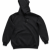 Sudadera Negra con Capucha Mujer Manga Larga