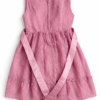 Vestido Elegante Rosado con Flor Decorativa para Niña- talla 2