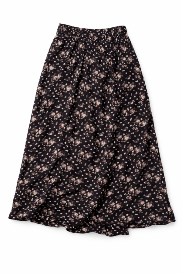 Faldón Floral Negro para Dama – Talla S