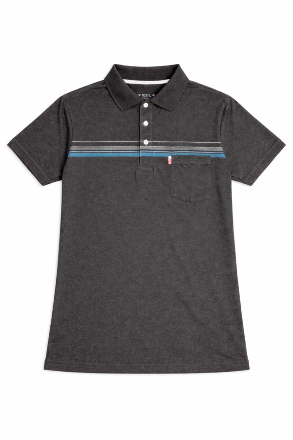Polo Camisero Gris para Hombre – Talla M
