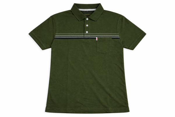 Polo Camisero Verde Militar para Hombre – Talla M