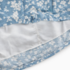 Vestido Floral Azul para Niña con Forro Interior – Talla 8